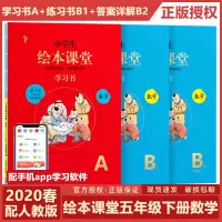 2020春小学生绘本课堂五年级数学下册人教版学习书5年级数学教材课本同步辅导练习册小学五年级下册同步训练教辅资料书开明出