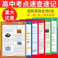中知海教育 多功能学习垫板 高中语文数学英语政治历史地理文科套装 高一高二高三年级多功能学习垫板 高中知识考点