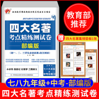 2020版初中生四大名著测试卷一本通七八九年级中考名著导读考点精练一本全部编版西游记三国演义红楼梦水浒传导读阅读练习导读