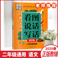 2020正版教辅黄冈作文看图说话写话训练二年级基础篇老师推荐2年级小学生语文写作训练配合最新部编语文教材使用
