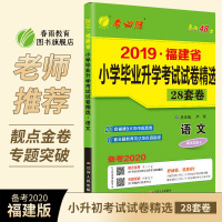 正版2020福建小升初语文 2019年福建省小学毕业升学考试真题试卷精选28套卷考必胜六年级语文模拟试卷小学生毕业总复习