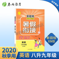 2020年秋 实验班提优训练暑假衔接版初中英语八升九年级 人教新目标版 ns