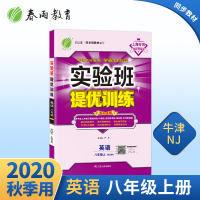 2020年秋 实验班提优训练初中英语八年级上册 牛津上海版 ns