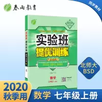 2020年秋 实验班提优训练初中数学七年级上册 北师大版 ns