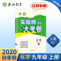 2020年秋 初中化学实验班提优大考卷九年级上册 人教版 春雨教育化学九年级上册RMJY版 江苏专用