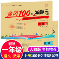 小学1年级考试模拟试题 一年级试卷测试卷全套上下册人教版 黄冈小状元期末复习综合冲刺100分语文阅读数学思维训练同步练习