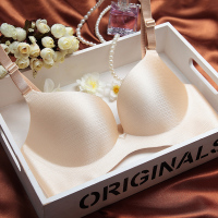 内衣女无痕薄款舒适聚拢内心女无钢圈内女衣性感小胸罩一片式文胸