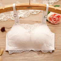 抹胸式文胸少女小胸罩聚拢性感无钢圈防走光高中学生大学生内衣