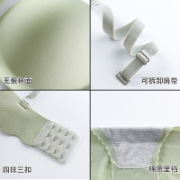 内衣少女小胸聚拢无钢圈文胸罩套装薄款无痕学生收副乳调整型夏季
