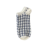 日系条纹格子短袜学院风男女纯棉短袜个性百搭原宿英伦风潮流袜子