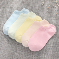士短袜低帮浅口船袜糖果色黑白纯色运动袜夏季薄款短筒棉袜