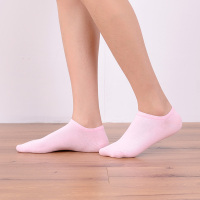 纯色士短袜全棉浅口船袜白色运动袜女纯棉防臭低帮矮腰灰袜