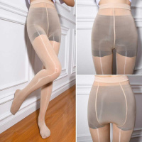 新油亮巨滑奶油丝袜网红丝袜超薄连裤袜美腿防勾丝遮瑕袜打底