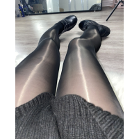 油亮连裤袜反光男孩子可穿cos油光打底袜