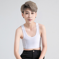 1件 lestt束胸 三排挂钩 短款无绷带加强束胸衣 透气吸汗面料