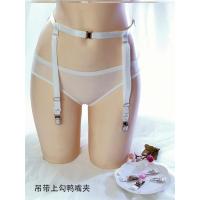 过膝袜丝袜长筒袜吊带扣夹防滑吊袜带套装欧美腰封夹腿袜防脱日系