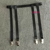 鸭嘴扣大码吊袜带金属扣吊带袜过膝丝袜棉袜护膝高筒软靴防滑夹