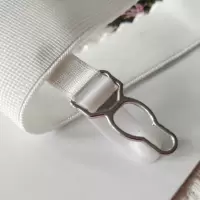 硅胶防滑吊袜带 大腿环吊袜夹 夹长筒袜吊袜环 金属鸭嘴夹