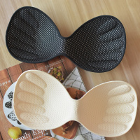 一片式泰国乳胶胸垫海绵插片薄款超薄聚拢裹胸美背运动文胸内衣垫