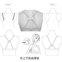 交叉带后背扣胸罩肩带扣环防滑防滑带文胸扣美背吊带扣子