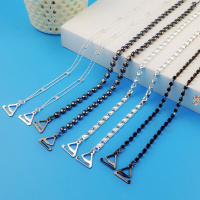 隐形肩带水钻内衣肩带夏季防滑透明文胸肩带可外露一字领抹胸肩带