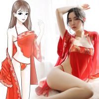 火辣成人性感女情趣内衣宫廷肚兜式制服诱惑宽松薄款睡衣激情套装