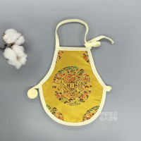 婴儿大红色宝宝肚兜兜新生儿护肚围纯棉刺绣中国风薄款护肚脐