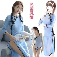肚兜式内衣复古中国风复古肚兜女带胸垫 性感 女肚兜古典性感背心
