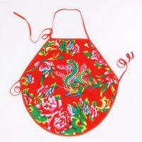 双面纯棉布成人肚兜 加棉 女士打底 东北大花布凤穿牡丹