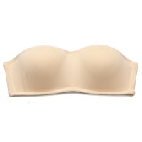 无肩带内衣女聚拢防滑薄款礼服裹胸抹胸式一字领无钢圈隐形文胸罩