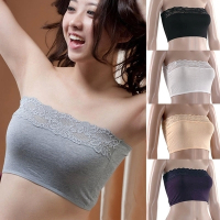 韩版蕾丝花边短款打底内衣小背心裹胸打底防走光薄款单层抹胸少女