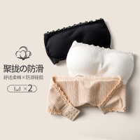 无肩带抹胸内衣女打底防走光夏季薄款内搭美背防滑裹胸式聚拢文胸