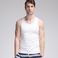 男背心 莫代尔吊带 夏季运动紧身无袖跨栏打底圆领青年健身汗衫棉