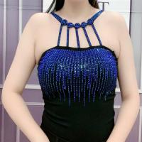 2020夏季新款亮钻美背吊带性感显瘦时尚抹胸网红女水彩钻背心