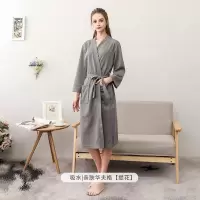 洗澡后穿的衣服沐浴衣服女中长薄款睡袍男式女士夏天速干吸水浴衣