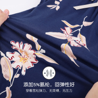 睡裙女士夏季莫代尔棉短袖薄款宽松加大码胖mm中长款睡衣裙子夏天