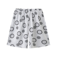 男士大裤头人造棉五分裤短裤家居睡裤宽松沙滩裤夏季大裤叉棉绸薄