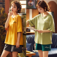 两件装纯棉睡裤女夏季短裤居家宽松睡觉裤衩可外穿薄款全棉家居裤