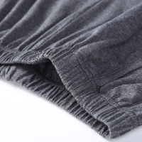 睡裤男纯棉家居短裤夏季薄款全棉宽松大码五分休闲运动沙滩裤