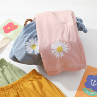 雏菊五分睡裤女士夏季薄款纯棉短裤宽松大码外穿单件家居裤沙滩裤