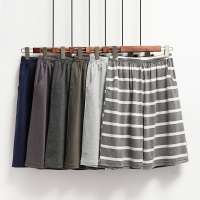 睡裤男色短裤纯棉莫代尔棉家居裤大码宽松五分裤中裤薄款男士