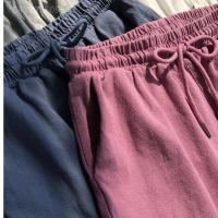 新款松紧腰运动短裤女外穿宽松休闲裤阔腿裤家居睡裤热裤女夏高腰