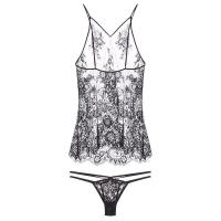 性感睡衣女蕾丝透明薄款吊带睡裙火辣情趣骚诱惑短裙挑逗激情套装