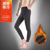 保暖裤男加绒加厚修身冬季单件打底弹力紧身秋裤弹力青年毛绒棉裤