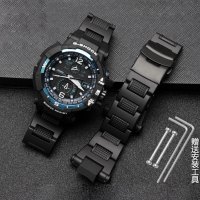 适配卡西欧塑钢表链g-shock GA-1000 1100空霸GW-A1100 A1000手表表带A32W