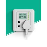 适配希崖电费电量空调功率计量插座10A16A出租房家用电度表电力监测仪A69W