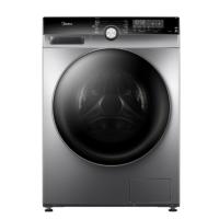 美的（Midea）MD100K1 滚筒洗衣机 全自动 10公斤变频 东芝DD直驱 银色款 10公斤洗烘一体