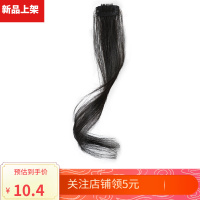 中分刘海片无痕隐形两侧修脸流海女蓬松斜卷曲轻薄八字直偏分