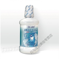 漱口水去中的贝基Dr.obb漱口水洁净去牙渍清洁口腔去本不含酒精 白色 350mL