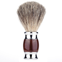 剃须刷子獾毛刮胡刷胡子刷老式软毛泡沫刷洁面刷刮脸清洁刷